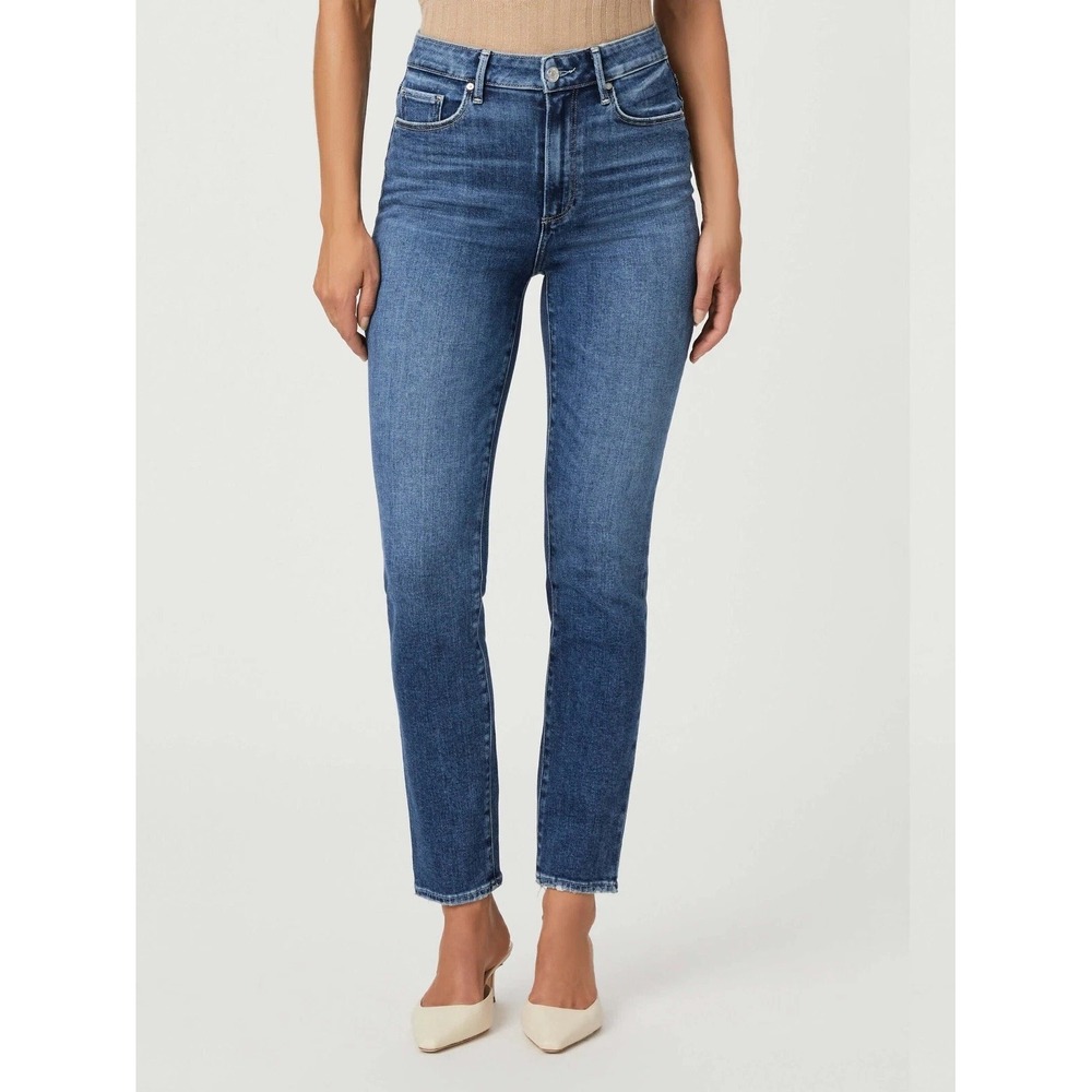 Paige Gemma High Rise Slim‎ Jeans Womens 25 Medium Wash Novelist